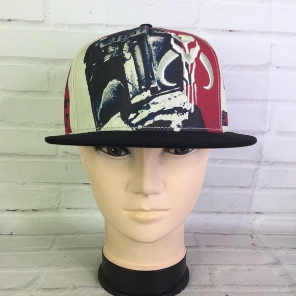 Disney Star Wars Boba Fett Profile Logo Hat Cap